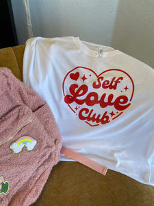 self love club valentines tee